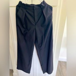 oversized/wide leg trouser
